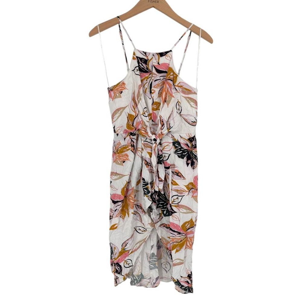 Wish AUS Wild Flower Midi Dress size Small Halter Floral Sleeveless Hourglass